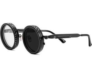 Adjustable Tint Steampunk Sunglasses with ND Filter Manual Dimming